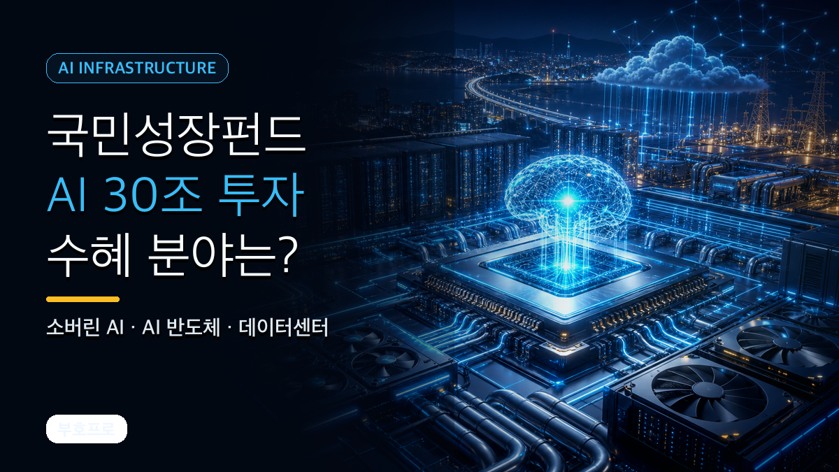 국민성장펀드 AI 30조 투자, 수혜 분야는 어디일까?