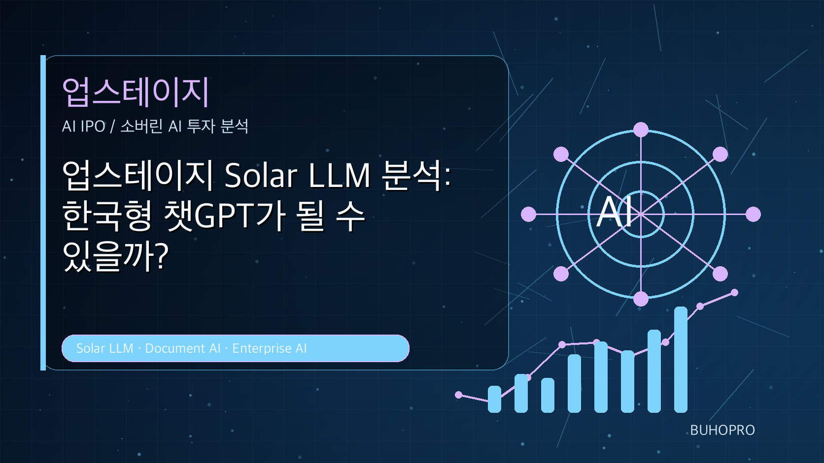 업스테이지 Solar LLM 분석: 한국형 챗GPT가 될 수 있을까?